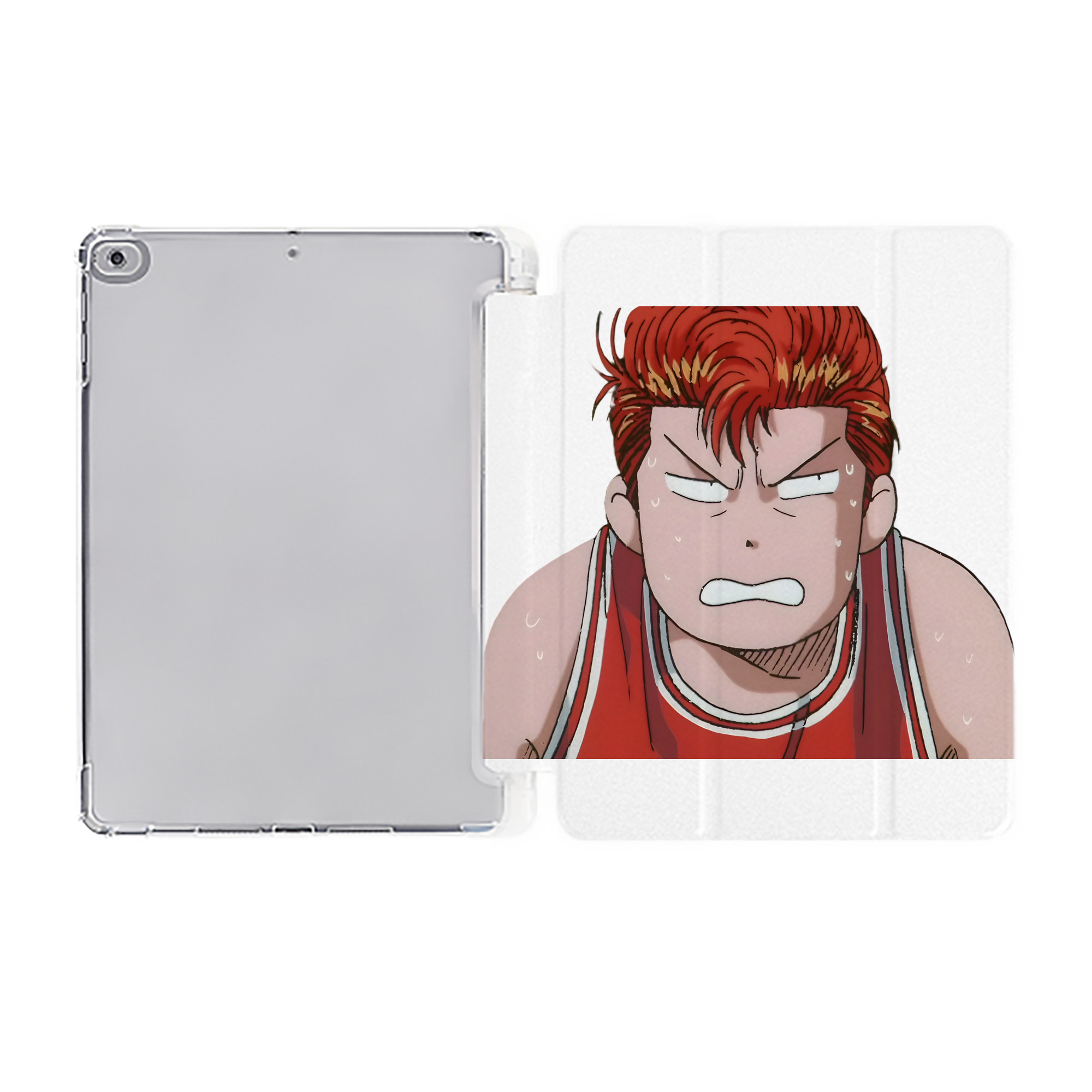 （画像用） SLAM DUNK／スラムダンク IPad ケース ペン収納付き 三つ折りスタンド PUレザー×シリコン 対応機種9.5/10.5/10.9インチ